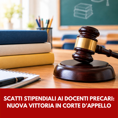 scatti stipendia docenti precari